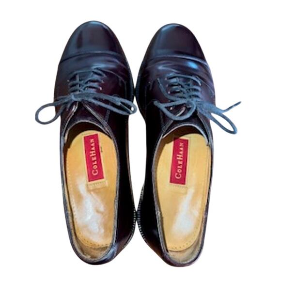 Cole Haan City Caldwell Men\'s 8.5D Cap Toe Dress Oxford Burnished Burgundy 08331 main image 10